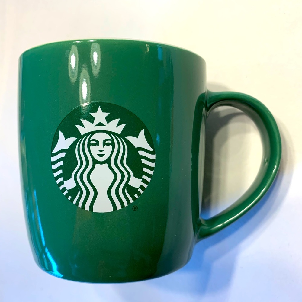 Starbucks coffee mug.